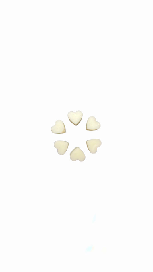 5 Mini heart wax melts