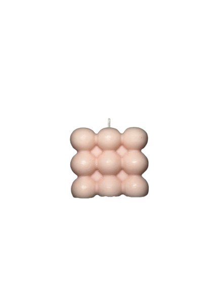 Big bubble candle (pink)