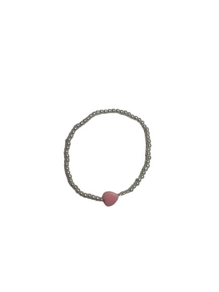 Pearl heart bracelet